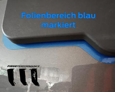 Schutzfolie Kennzeichenunterlage Heck transparent Ford Explorer WUJ 2019 2020 2021 2022 2023 PHEV HYBRID Kratzschutz Rost